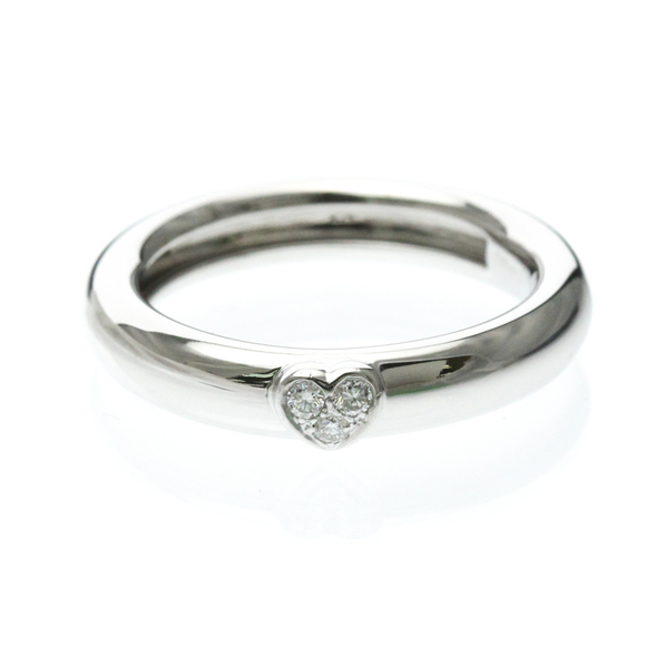 Tiffany Friendship Diamond Ring White Gold (18K) Fashion Diamond Band Ring Si...